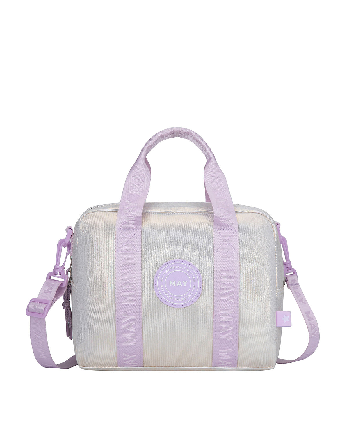 Bolsa para merienda May Glow up Silver