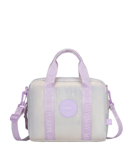 May Glow Up Silver Lunch Bag