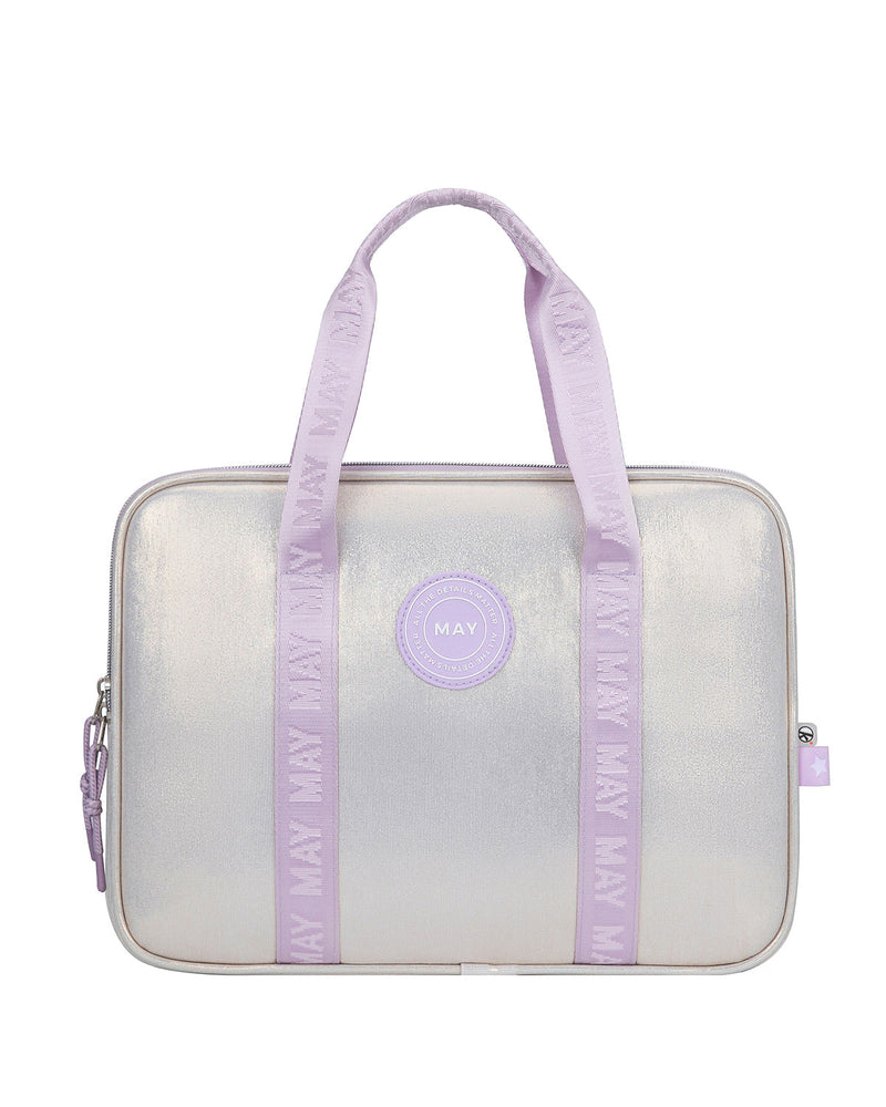 Bolsa de computador May Glow Up Silver