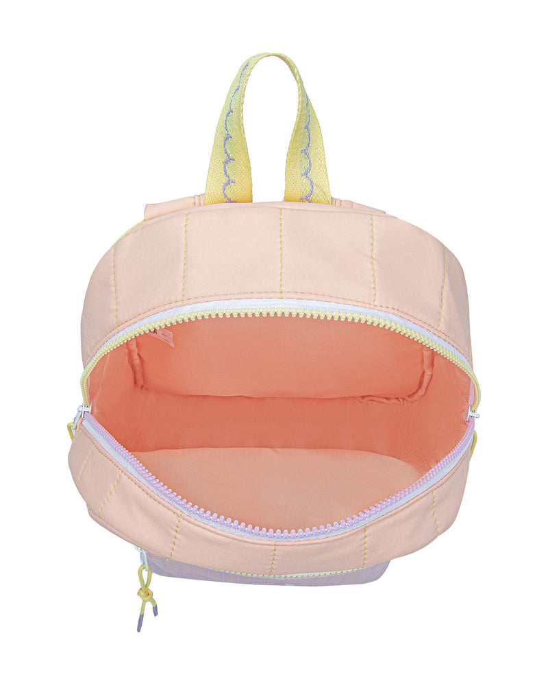 Mochila pequeña May Let spring begin lila